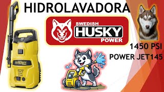 Hidrolavadora HUSKY Power Jet145  Reseña y modo de Uso [upl. by Inahc]