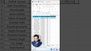 how to make salary increment sheet in Excel  Salary Increase with Grade Or Percentage In Excel [upl. by Aylatan]