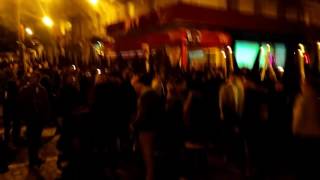 Estampida Madrugada 2017 calle Laraña Sevilla [upl. by Mathis]