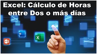 Excel Cálculo de horas minutos entre varios días Calcular horas y minutos entre dos o más días [upl. by Lehcsreh986]