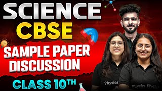 SCIENCE CBSE Sample Paper Discussion  Class 10th BOARD 2024 [upl. by Stevana]