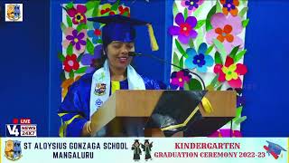 ST ALOYSIUS GONZAGA SCHOOL MANGALURU KINDERGARTEN GRADUATION CEREMONY 2022 23 [upl. by Adirehs]