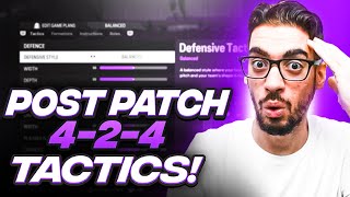 POST PATCH BEST META 424 FORMATION amp CUSTOM TACTICS  FC 24 Ultimate Team [upl. by Aitital930]