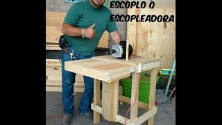 ESCOPLO O ESCOPLEADORA DE MADERA [upl. by Hplar112]