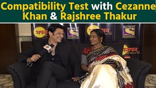 Compatibility Test fun segment with Cezanne Khan amp Rajshree Thakur Exclusively  FilmiBeat [upl. by Noslrac165]