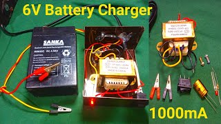 how to make 6 volt battery charger at home very simple and easy process akash tech550 [upl. by Eisenberg171]