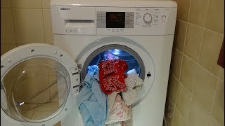 Baby clothes wash program BEKO WMB 51441 Washing machine babycare  lavadora movie 142 [upl. by Durarte]