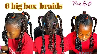 Easy And Affordable Braids hairstyles For Kids amp Back To School Braids Hairstyles [upl. by Pavel879]