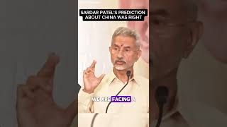 Sardar Patels prediction about China was rightshorts ytshortssjaishankarindia newstrendviral [upl. by Gem]