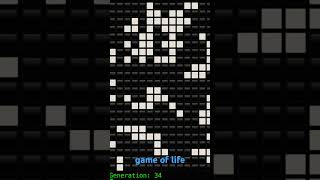 Conway Game of life python3 nintendo coding [upl. by Bernette]