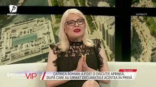 Catinca declarații în exclusivitate despre acuzațiile Oanei Roman A fost o discuție aprinsă [upl. by Maltzman]