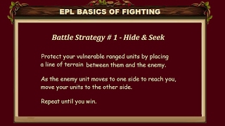 Elvenar Basics of Fighting  Hide amp Seek [upl. by Hgielyak]