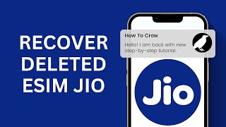 How to Recover Deleted Esim Jio [upl. by Asnerek334]