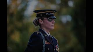 U S Army The Old Guard SPC Jessica Kwiatkowski TUS Last Walk [upl. by Vacuva646]