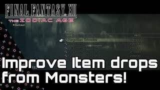 Final Fantasy XII Zodiac Age Improve Monster Loot Grimoires amp Monographs [upl. by Nalyad]