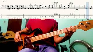 Belchior Alucinação Bass Cover w Tabs [upl. by Eetnom514]