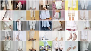 80 White Trouser Designs 2024  Capri Designs  Pants Design  Trouser Ke Designs [upl. by Fevre424]