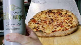 Smoked Gouda on a pizza  made with beer [upl. by Doti]