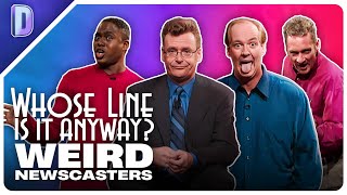 Weird Newscasters  Whose Line is it Anyway HD [upl. by Elynad]