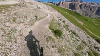 Cir Tiera  Trail Arena Val Gardena  Sellaronda MTB Tour [upl. by Elitnahc853]