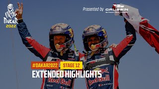 Extended highlights of the day presented by Gaussin  Stage 12  Dakar2022 [upl. by Ahsilat789]