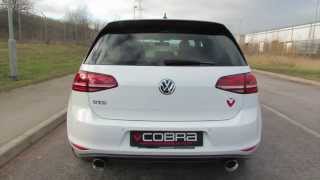 VW Golf MK7 GTD Performance Exhaust by Cobra Sport Exhausts [upl. by Annaoy869]