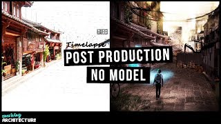 How to Architectural Visualization  Photoshop Tutorial [upl. by Platon]