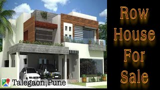 ऐसा Row House फिर नहीं मिलेगा  3bhk Row House in Pune for Sale  Row House in Talegaon Pune [upl. by Goggin494]