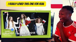 Roksana Węgiel  Anyone I Want To Be  Poland 🇵🇱  WINNER  LIVE  Junior Eurovision 2018  REACTION [upl. by Llenrahc]