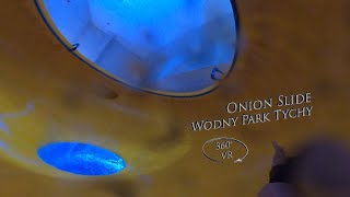 Wodny Park Tychy Onion Slide Night 360° VR POV Onride [upl. by Scheider261]