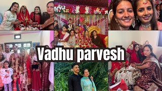 Vadhu Parvesh ￼ Nuala  Gaddi wedding  Rupali sharma vlog  pahari wedding  Vyah [upl. by Claresta]