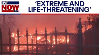 Mountain Fire destroys homes burns 10k acres in Southern California  LiveNOW from FOX [upl. by Ayaj305]