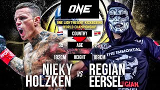 Nieky Holzken vs Regian Eersel  Full Fight Replay [upl. by Arahsit]