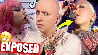 Terrible Piercing Studio EXPOSED  New TikTok Piercing Fails 29  Roly [upl. by Syck]