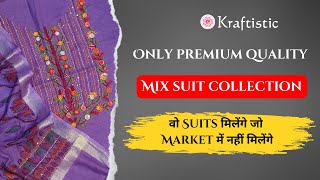 Kraftistic Mix suits latest shibori printed suits  bhujodi suits design  tangaliya designer suits [upl. by Ayital]