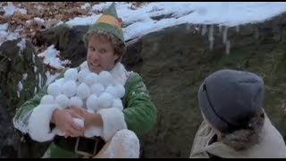 Elf 610 Best Movie Quote  Epic Snowball Fight Scene 2003 [upl. by Laurella]