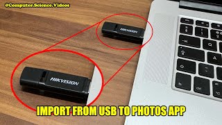 How to IMPORT Images From USB to The Photos Application Using a Mac  Basic Tutorial  New [upl. by Eisler]