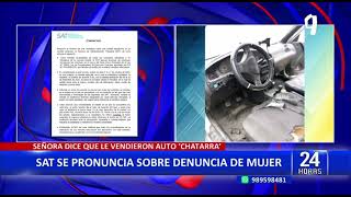 SAT sobre denuncia de estafa “Todas las unidades se rematan en el estado que se encuentran” [upl. by Schuman405]