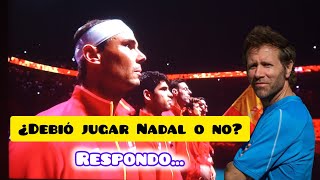 ¿Debió Nadal jugar el individual vs Países Bajos rafaelnadal nadal daviscup málaga holanda [upl. by Oirtemed]