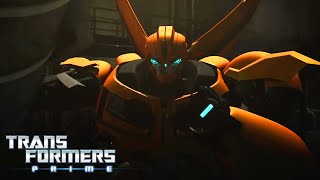 Transformers Prime  Bumblebee Attacks  कार्टून  Hindi Kahaniya  Cartoons [upl. by Stronski171]