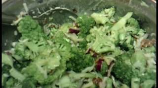 How I make broccoli salad [upl. by Alyakcm]