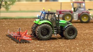 SIKU FARMING RC TRACTORS AT WORK [upl. by Anneuq]