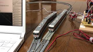 【試作】RaspberryPiによる鉄道模型の制御テスト [upl. by Htenywg]