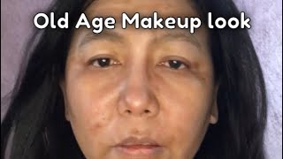 Old age Makeup Look  spell anne [upl. by Ahab]