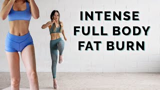 Intense Fat Burning Full Body Workout  No Jumping Variations Included [upl. by Brandt254]