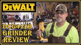 DEWALT 20V MAX ANGLE GRINDER REVIEW  DCG412B Watch This Before You Buy [upl. by Alil88]