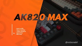 Ajazz AK820 MAX  Sound test  Marbely [upl. by Emawk]