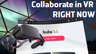 Learn to use Mozilla Hubs in VR in 5 min [upl. by Elok]