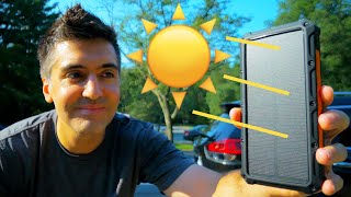 ToughTested ROC 10000mAh Review Solar Chargers We Need To Talk [upl. by Rehoptsirhc241]