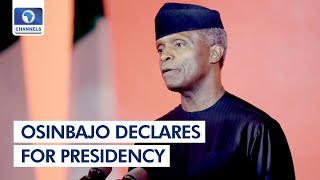 Vice President Yemi Osinbajo Declares His Intention To Run For President in 2023 [upl. by Christina]